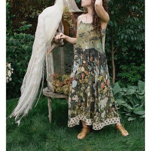 Market of Stars,  Dream in Flowers Bohemian Slip Dress